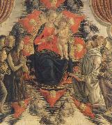 The Virgin and the Nino in the glory with Holy Maria Mary magdalene, San Bernardo and angeles Francesco Botticini